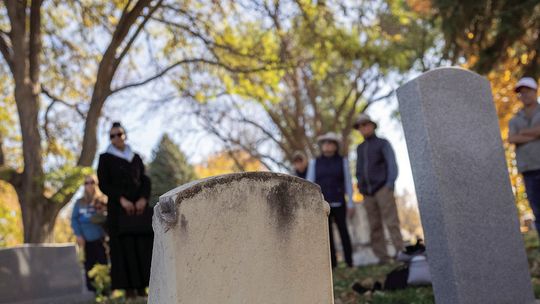 History came alive at the Johnstown Cemetery