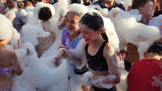 It was fun (and foam) for everyone