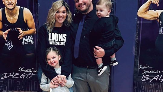 Patrick Gore with his wife Katie Gore