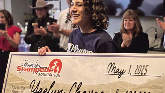 Chavez receives $100K Stampede scholarship