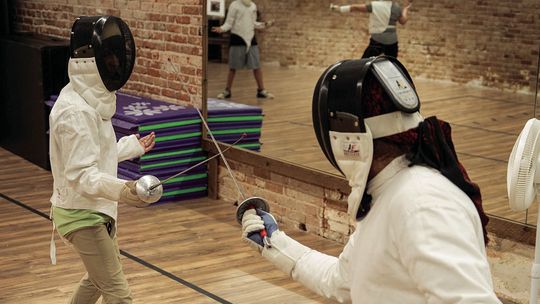 They’re parrying on Parish Avenue as the Thompson Rivers Parks and Recreation District is offering fencing classes