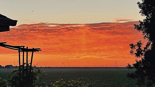 This stunning sunrise photo was recently sent to us