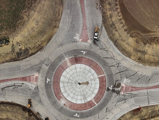 A roundabout is coming to the intersection of Weld County Road (WCR) 50 and WCR 13