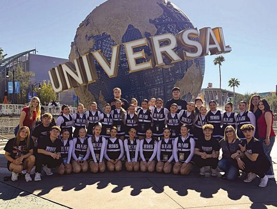 Congratulations and three cheers to the Roosevelt High School Cheer team