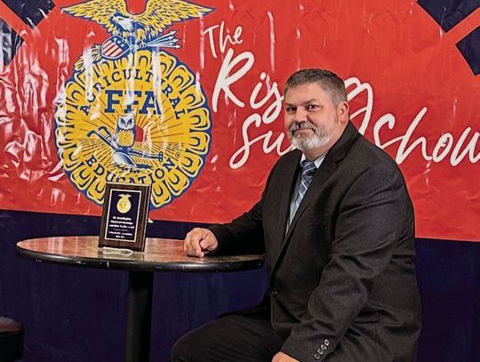 Hopkins honored for ag teaching