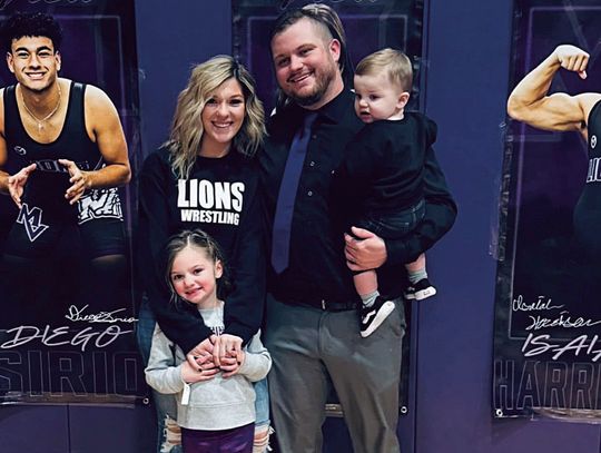 Patrick Gore with his wife Katie Gore