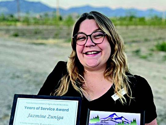 RHS ag teacher honored