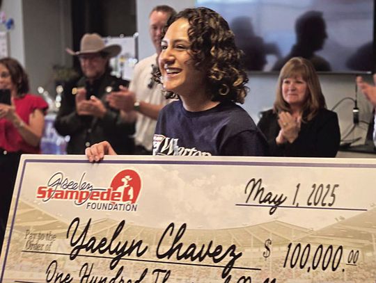 Chavez receives $100K Stampede scholarship