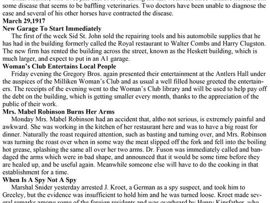 THE MILLIKEN MAIL