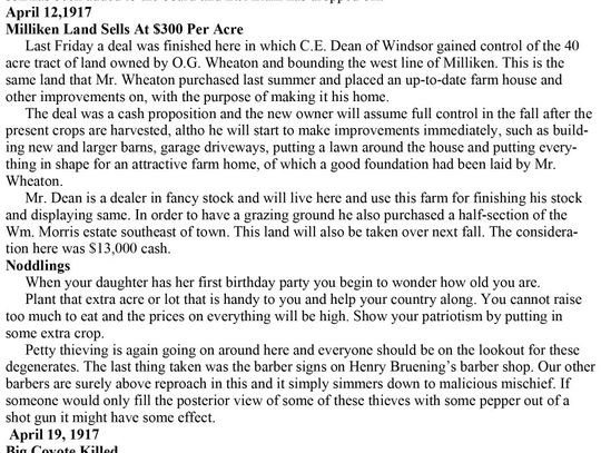 The Milliken Mail