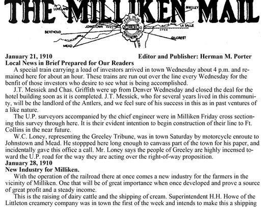 THE MILLIKEN MAIL