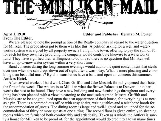 THE MILLIKEN MAIL