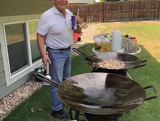 This is Enrique Gutierrez of Johnstown doing one of the things he loved … cooking on his