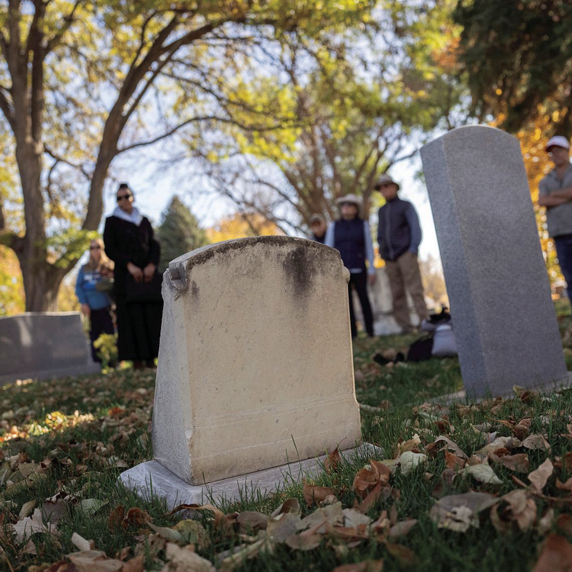 History came alive at the Johnstown Cemetery History came alive at the Johnstown Cemetery