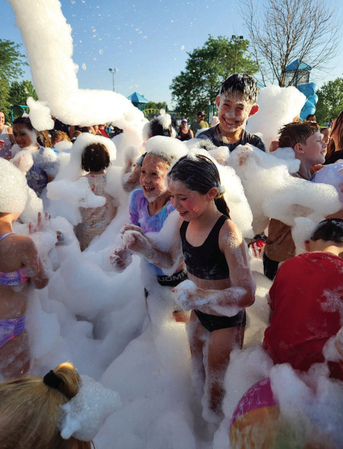 It was fun (and foam) for everyone