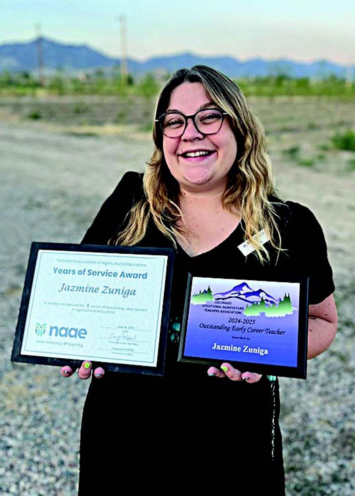 RHS ag teacher honored