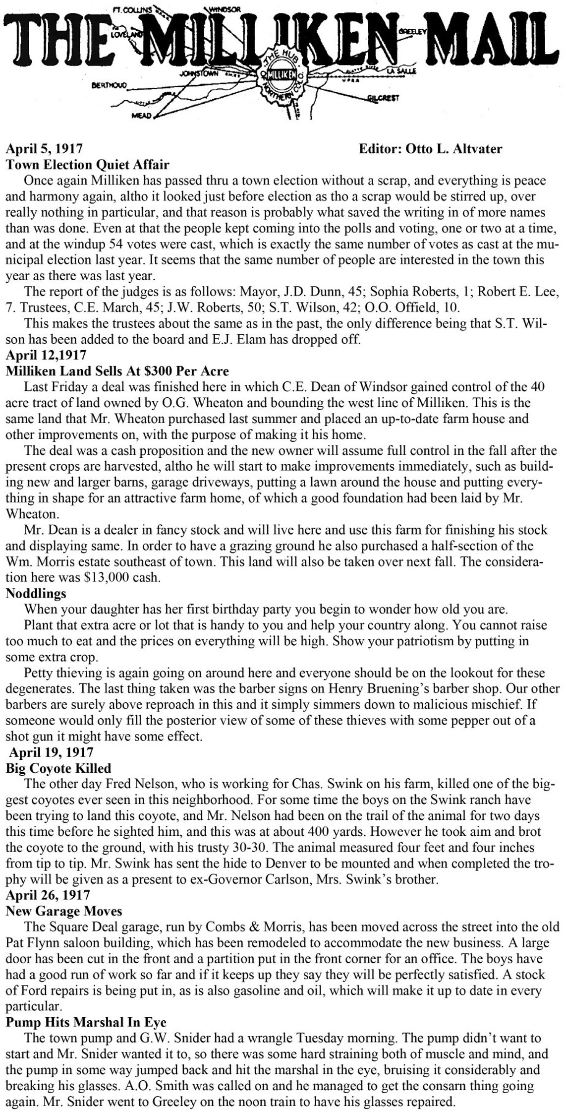 The Milliken Mail