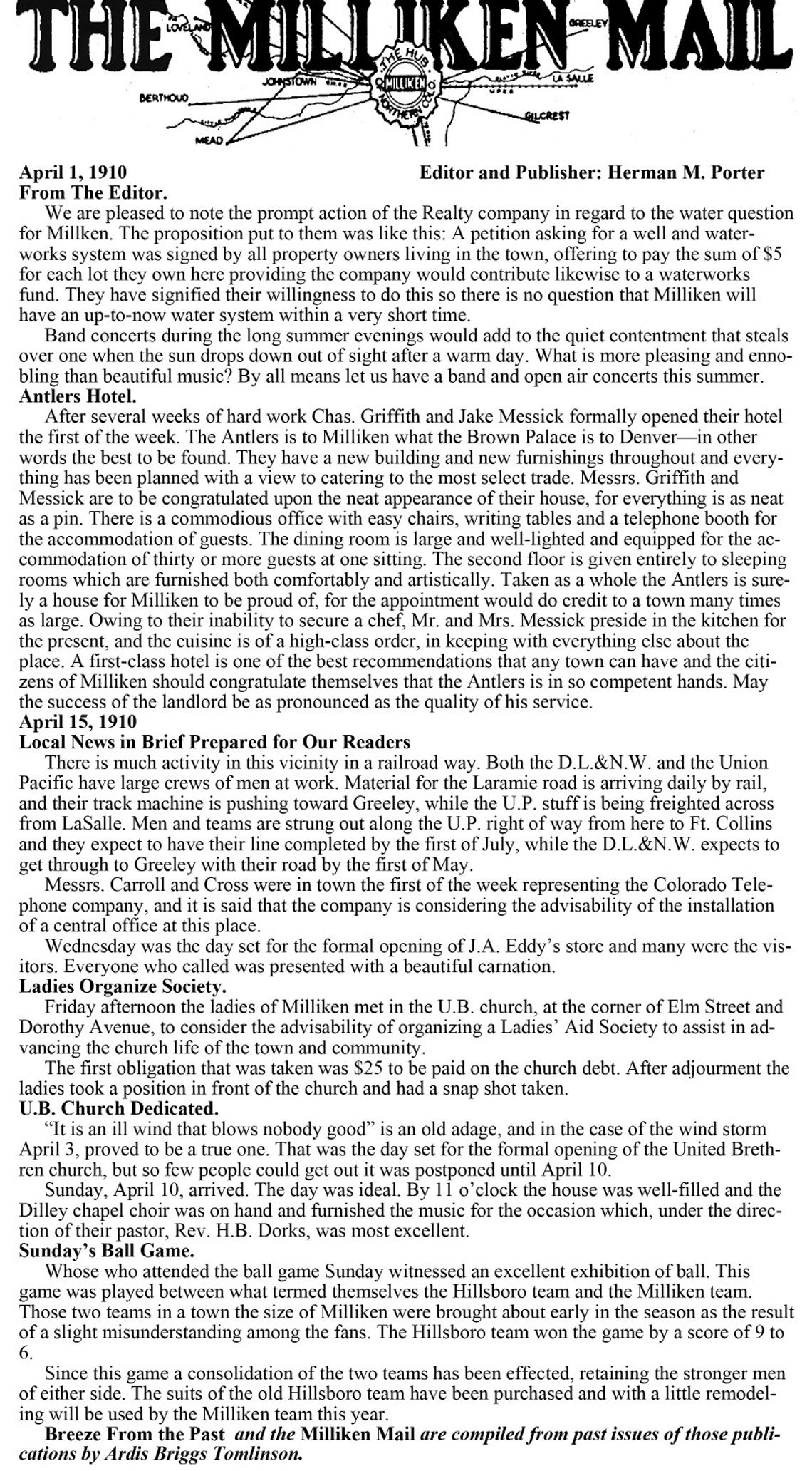 THE MILLIKEN MAIL