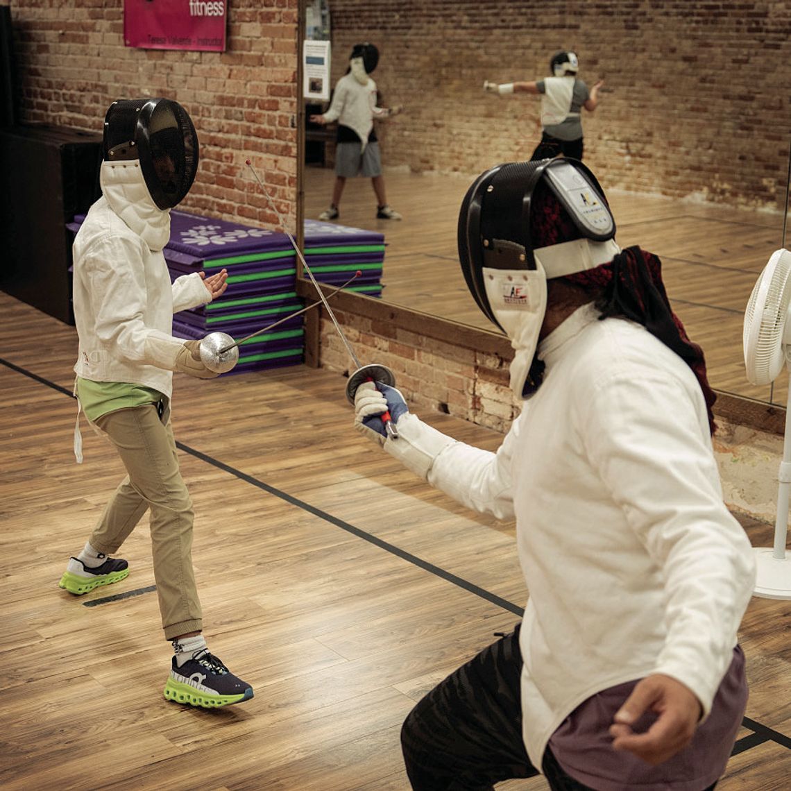 They’re parrying on Parish Avenue as the Thompson Rivers Parks and Recreation District is offering fencing classes They’re parrying on Parish Avenue as the Thompson Rivers Parks and Recreation District is offering fencing classes