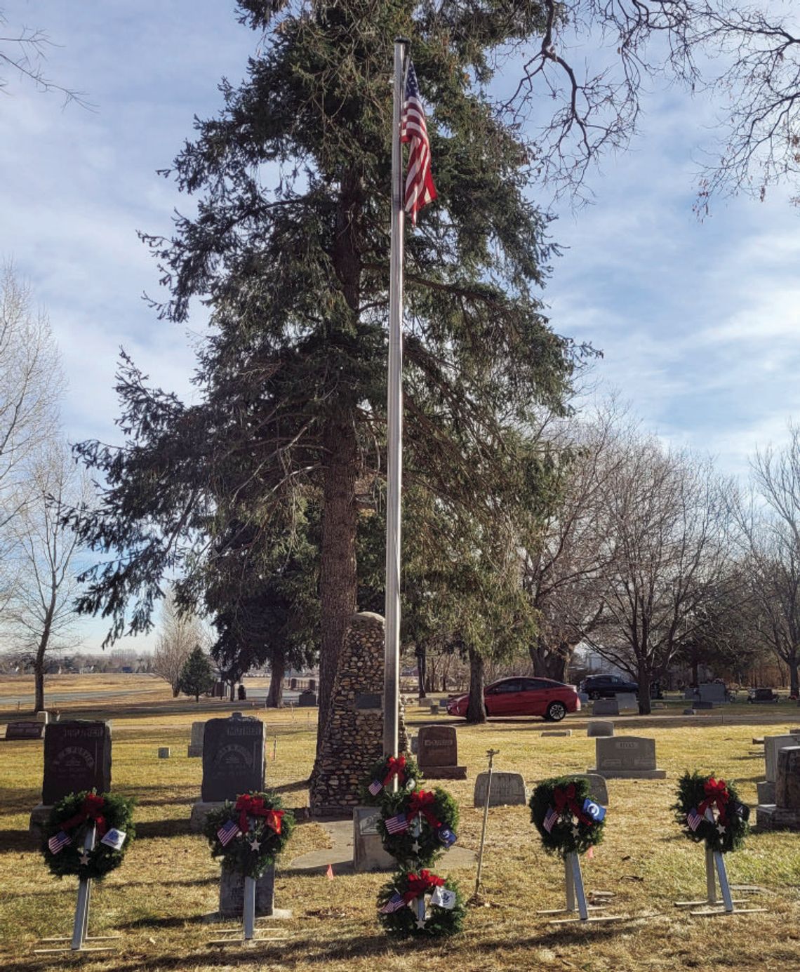 This past chilly Saturday morning the JM Post held Wreaths Across America