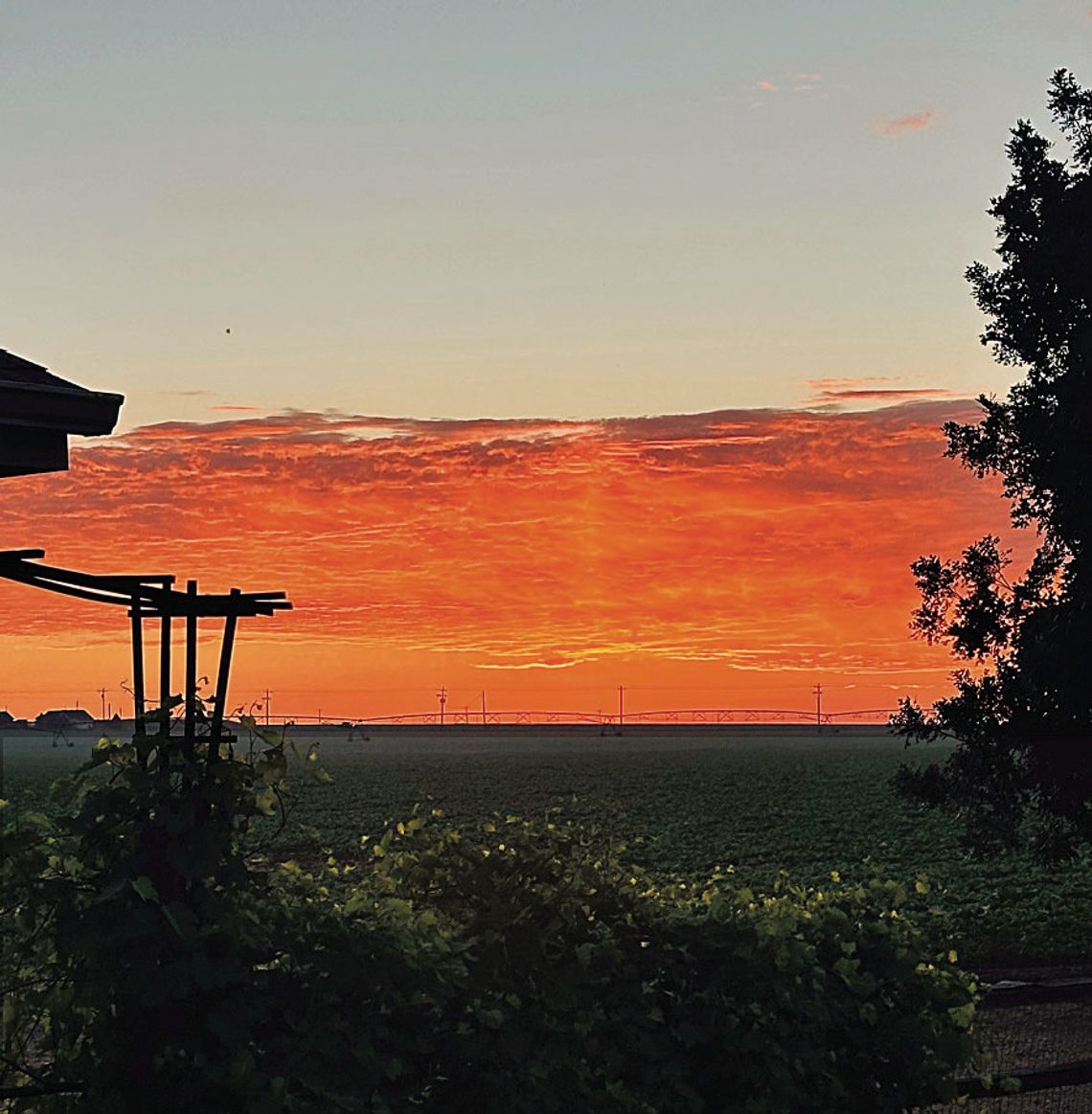 This stunning sunrise photo was recently sent to us This stunning sunrise photo was recently sent to us