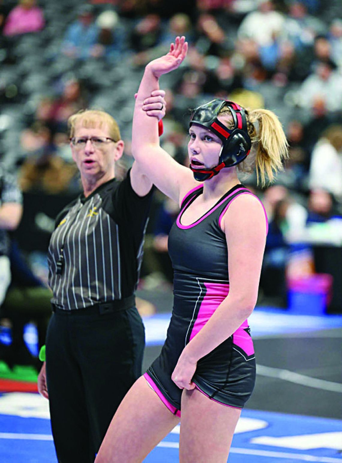 Wells makes school history