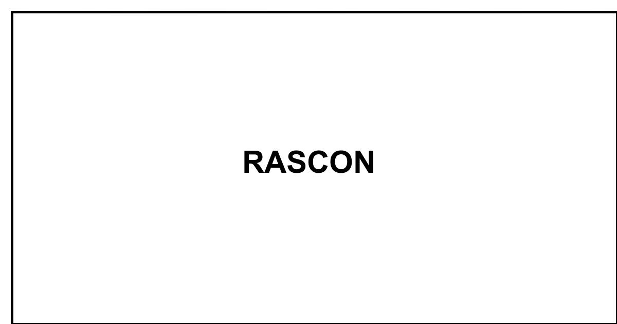 Obituary: RASCON